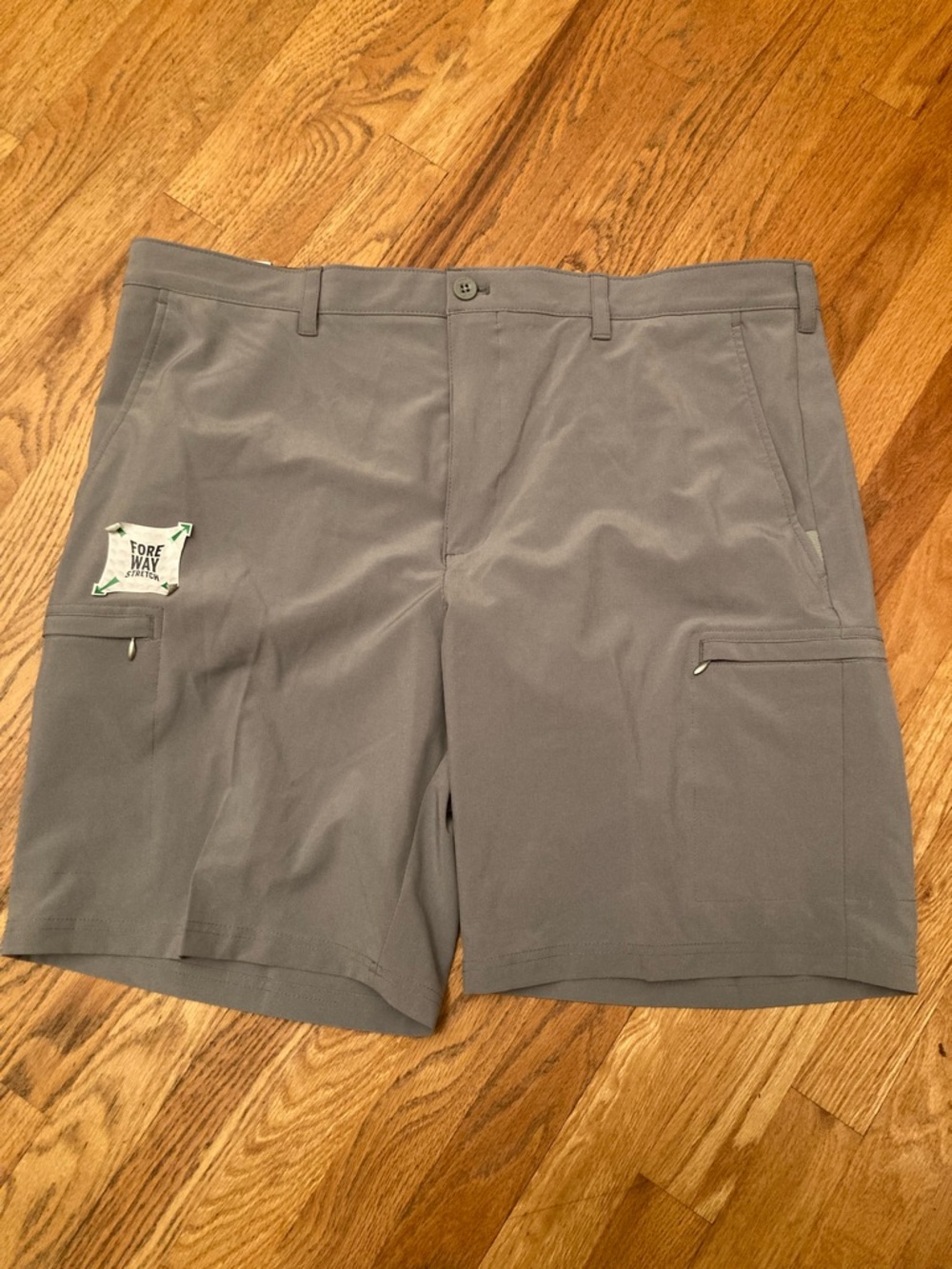 Izod Golf Gray Performance Hybrid Shorts
